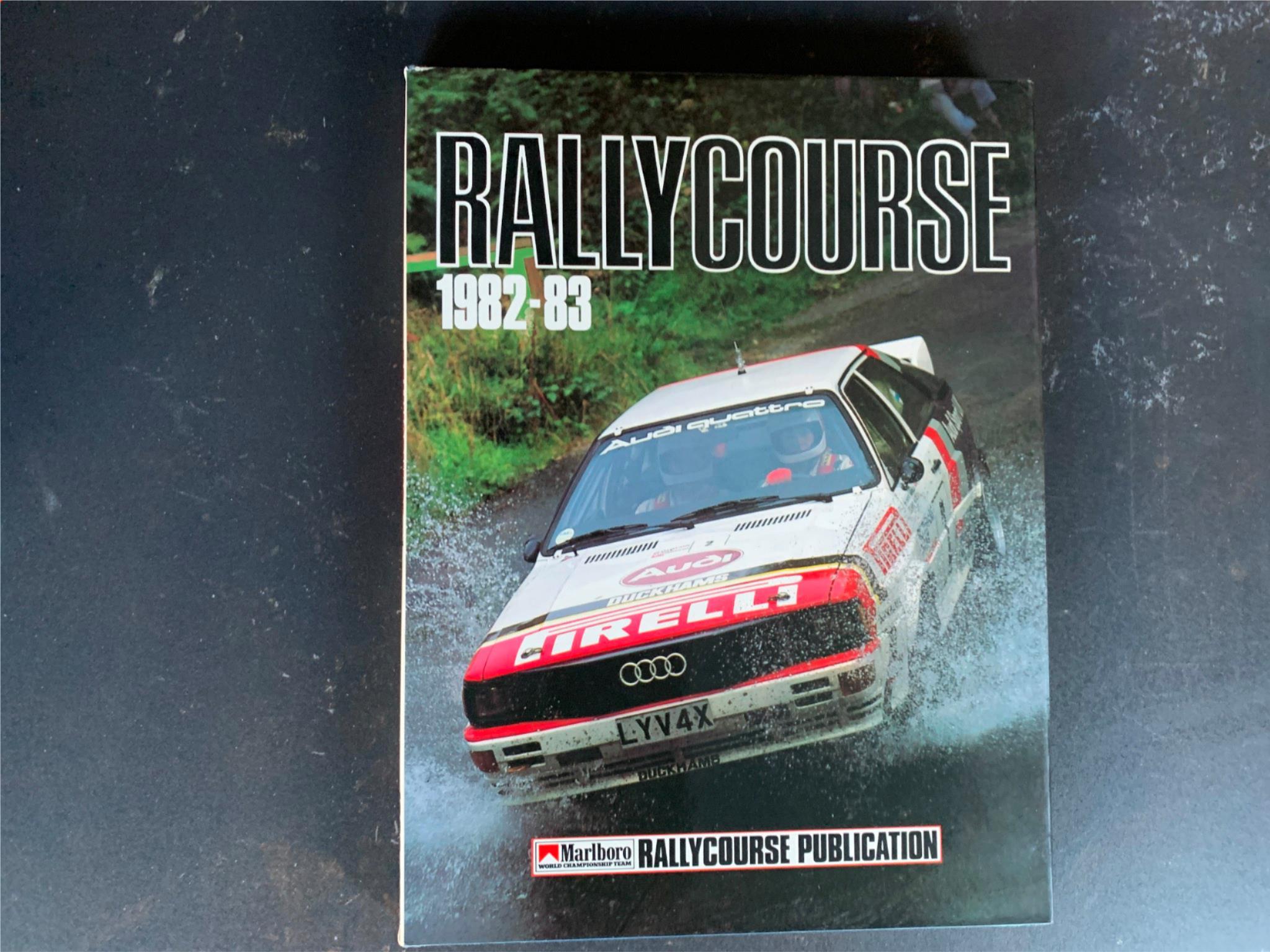 RALLYCOURSE ANNUAL1982 1983 WORLD RALLY CHAMPIONSHIP GROUP B AUDI QUATTRO SIGNED