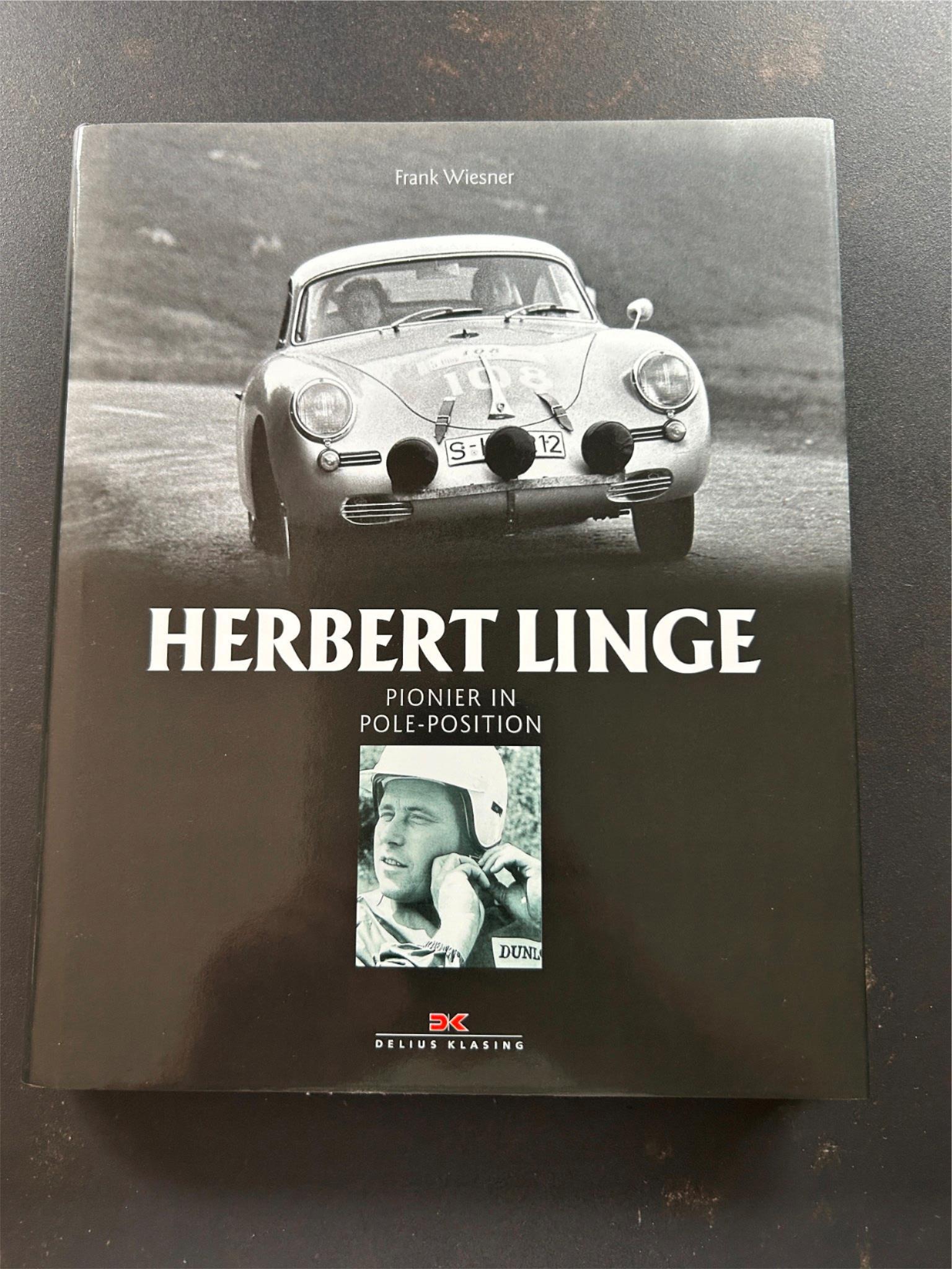 Rare Signed Herbert Linge: Pionier in Pole-Position